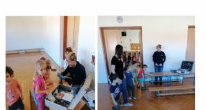 Óvodásoknál jártak a rendőrök Száron