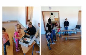 Óvodásoknál jártak a rendőrök Száron