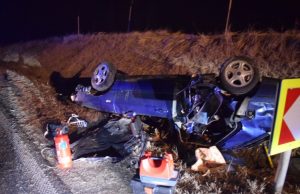 Gyorshajtás miatt okozott súlyos balesetet – Képekkel