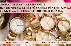 Új nyitvatartás a Lampert Óra-Ékszer és Zálogházban