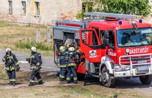 Tűz keletkezett egy környei üzemben kedden délelőtt