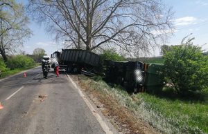 Baleset Mór és Bodajk között a 81-es főúton – Képekkel
