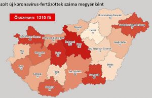 Meghalt nyolc újabb beteg és 1310-re nőtt a fertőzöttek száma Magyarországon