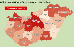 Meghalt 14 beteg és 1410-re emelkedett a fertőzöttek száma Magyarországon