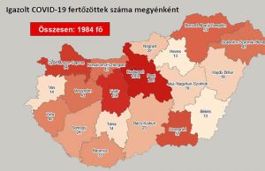 Fejér és Komárom-Esztergom megyében is emelkedett a fertőzöttek száma