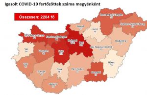 Jelentősen emelkedett Fejér és Komárom-Esztergom megyében is a fertőzöttek száma