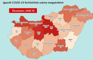 Meghalt 12 beteg, 2443-ra emelkedett a fertőzöttek száma Magyarországon