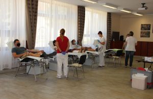 Folyamatosan érkeztek a véradók