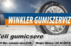 Itt az idő! Téli gumi felszerelés a Winkler Gumiszervizben