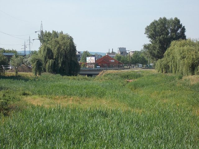 : Road 8143 bridge over the Oroszlány-Kecskéd stream from Für