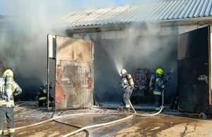 Tűz pusztított a Pusztavámi Tejszövetkezetben – Képekkel